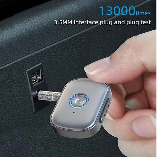 Trådløs Bluetooth 5.3 Receiver Bil AUX 3.5mm BT Adapter Højttaler Audio Aux A2dp Musik Receiver Til TV Hovedtelefoner Håndfri Bilsæt