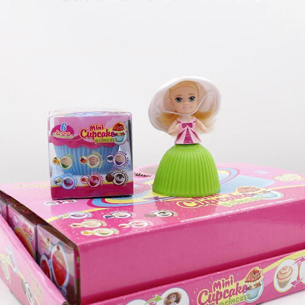 Födelsedagspresent för flickor Formförvandlande Cupcake för docka Modell 2-i-1 Baby