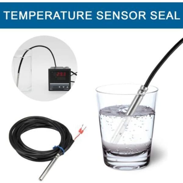 PT1000 vanntett temperatursensor, 3M solcelletemperatursensor med vanntett PVC og rustfri stålkabel