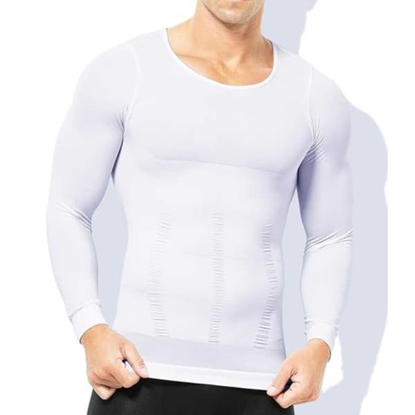 Shaping Posture T-shirt Posture Shirt | Selectable Size | White