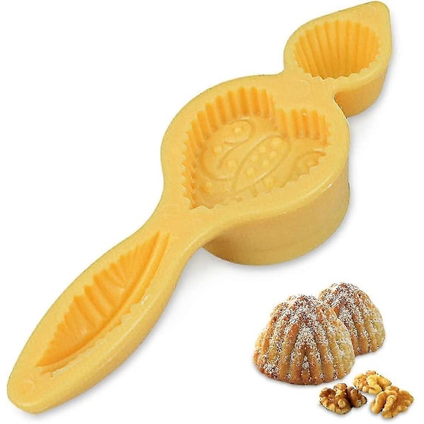 Månekageform Hjerte Cookieform - 4 Former Form Maamoul Cookies Månekagestempel Cookieform-ZZY