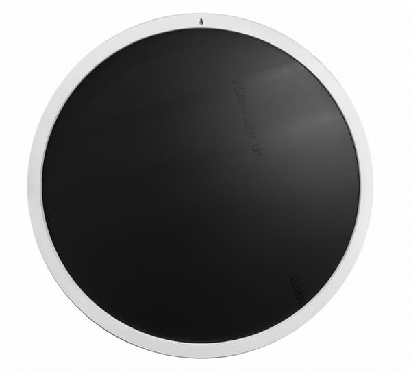 Rundt speil 70 cm, MDF-ramme, hvit