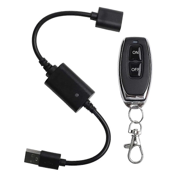 DC5V 433Mhz USB Trådlös RF Fjärrkontroll Strömbrytare Drivrutin Ström PÅ AV för LED Ljusremsa Läslampa L