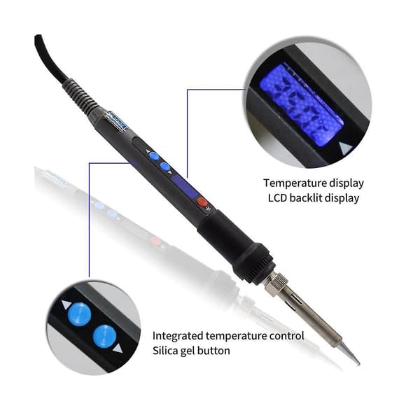 Digital Display Loddebolt Px988 Bærbar Loddebolt Temperaturkontroll Eu Plugg