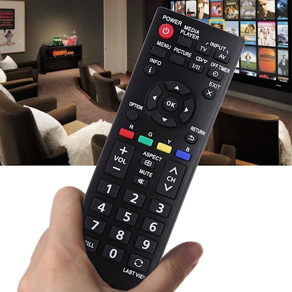 Ny N2QAYB000820 N2QAYB000818 N2QAYB000816 N2QAYB000817 N2QAYB000976 TV-fjernkontroll Passer for Panasonic Plasma-TV