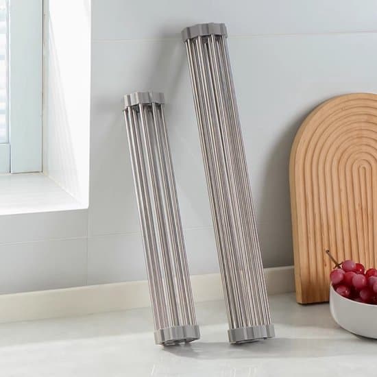 Foldable Dish Drying Rack for Sink - Removable Multifunctional Kitchen Counter Mat - 47x30 cm