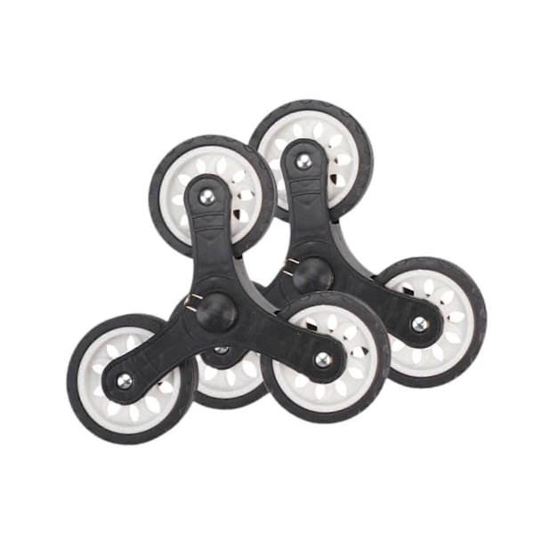 2x Trolley Trekant Hjul Hjul Diameter 9 cm Udskiftning til Foldbar Vogn
