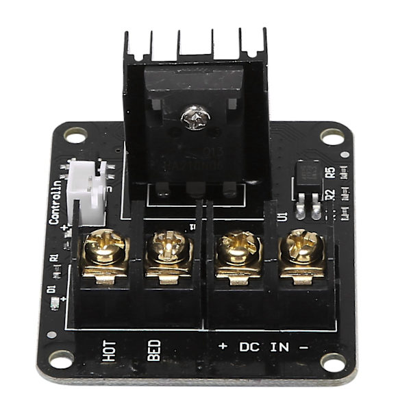 3D-skrivar Hotbed MOSFET Expansionsmodul inkl. 2-polig kabel Anet A8 A6 A2 Kompatibel Svart