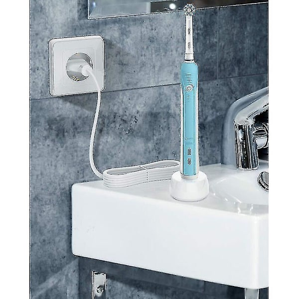 Oral-B elektrisk tandborste laddare för Braun modell 3757, ersätt Pro 3/pro 2/pro 1, Pro 600 700 1000 2000 2900 3000 3900, Vitality Genius Smart Io Ser