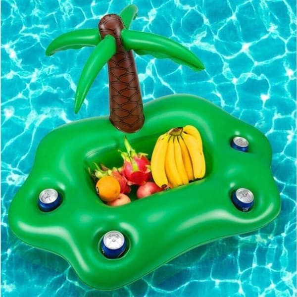 Pool flyder. Flydende poolbar. Oppustelig poolbar. Poolbar.