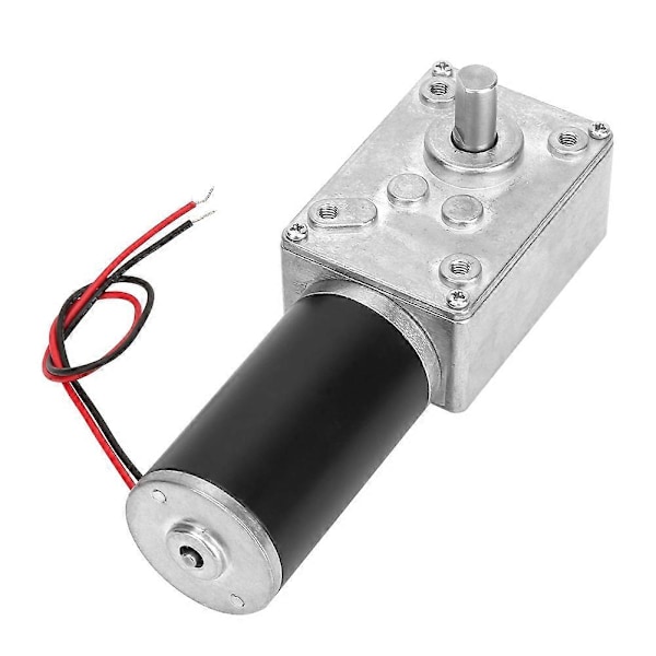 Hastighetsreducerande Elektrisk Växellåda Motor Reversibel Snäckväxelmotor 8mm Axel 24V (15RPM)