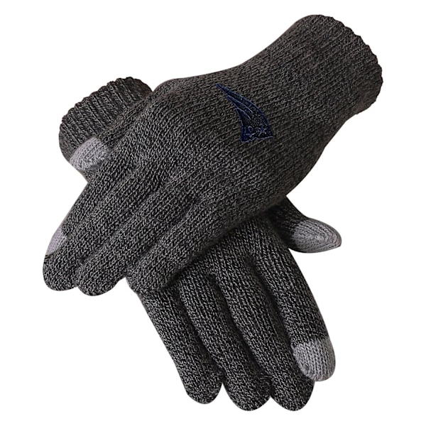 FOCO Vinterhansker - New England Patriots charcoal