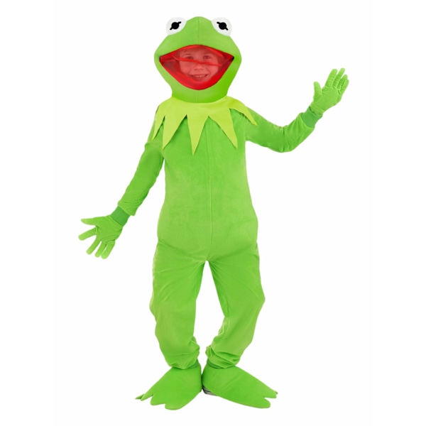 Hästman Djur Jumpsuit Barnkläder Rollspel Cos Party Scenföreställning Kläder Färg: Kermit Grodan