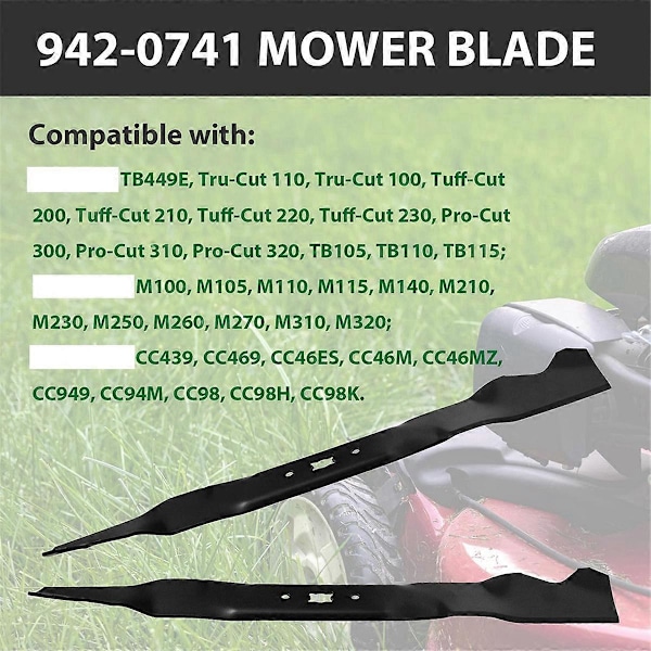 Mulching-kniv för gräsklippare till Troy Bilt TB280ES Craftsman tryckgräsklippare