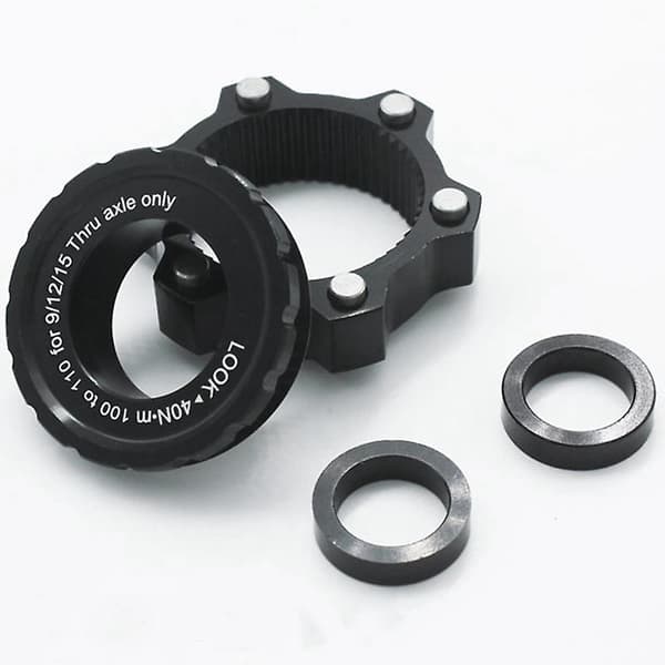 Center Lock Hub Boost Adapter, Center-Lock til 6-huls, 15X100 til 15X110