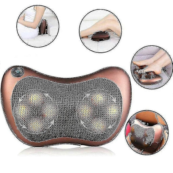 Dhrs Massagekudde Massager Shiatsu Bekväm Nacke Axel Auto Infraröd Värme
