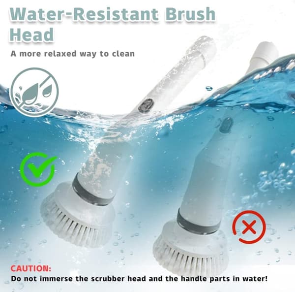 Extendable Electric Cleaning Brush 6-in-1