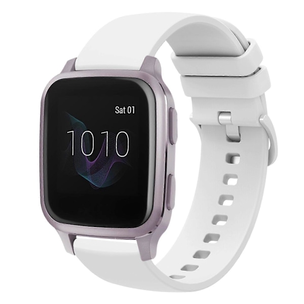 Til Garmin Venu SQ 20mm Ensfarvet Blød Silikone Urrem