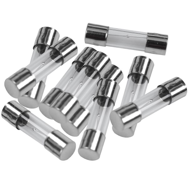 10 st 250V 3A 3Amp Tröga Glasrörssäkringar 5mm x 20mm