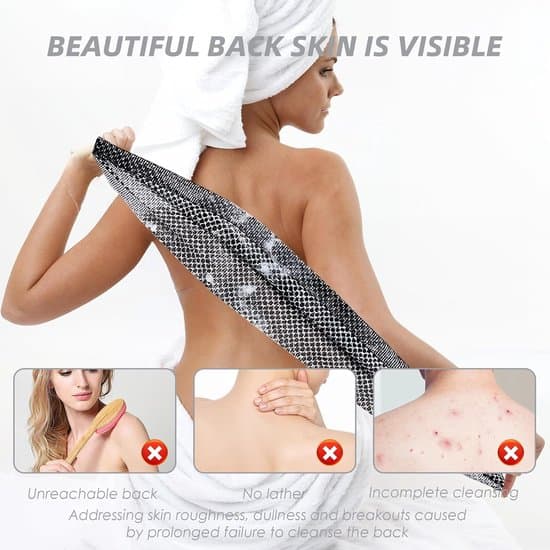 2-pack Gentle Exfoliating Natural Fiber Bath Gloves