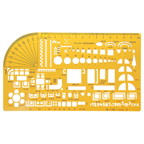 K-hartsivirtauskaavio Symbolin Piirustusmallin Viivotin Stencil Mittausväline Opiskelijalle