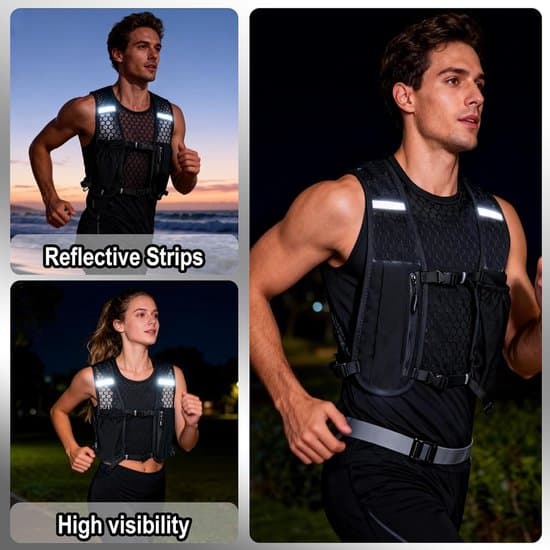 Hydration Running Vest, Lightweight Backpack 500ml, Adjustable