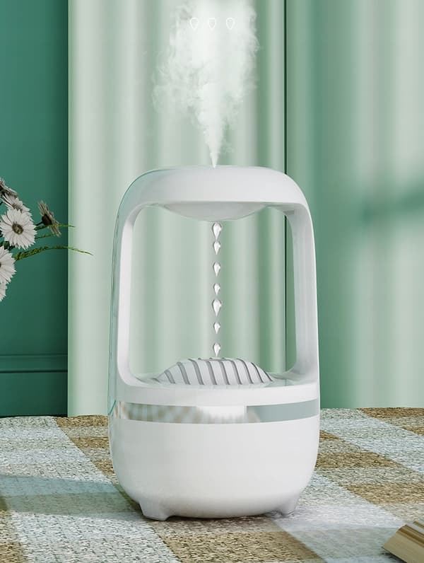 HUMIDIFIER ULTRASONIC IONIZER AROMATHERAPY LED DIFFUSER