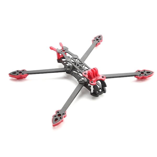 For Mark4 7 tum FPV Kolfiberram 295mm Axelavstånd 5mm Arm Freestyle Långräckviddsram för RC Qu