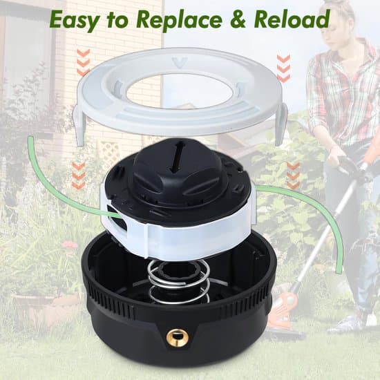 Erstatningsspoler - for Stihl FSA 57 gresstrimmer med AutoCut C3-2 trimmerhoder - gresstrimmertilbehør - utskiftbare 4009 710 4305 4009 710 4306