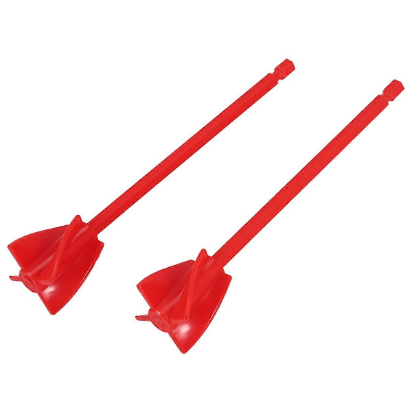 Resin Mikser Padler, Epoxy Mikser Feste for Drill, Gjenbrukbar Maling Rører Drill Feste (2 stk)