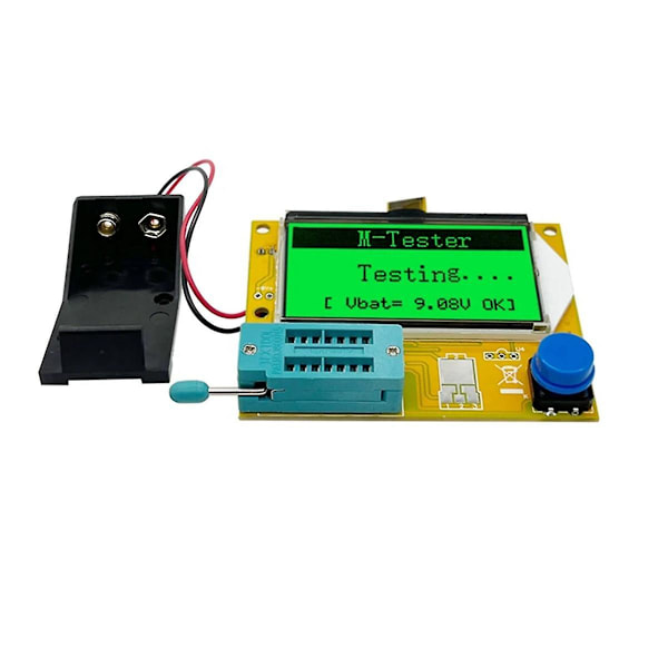 Lcr-t4 Multifunktionell Transistor Testare Kondensator Resistor Diod Triod Tyristor Dubbel Diod Thy
