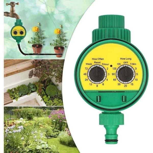 Automatisk vanningsur, programmerbar digital slangekran smart timer sprinkler vanningssystemkontroller for hage gård plen blomst