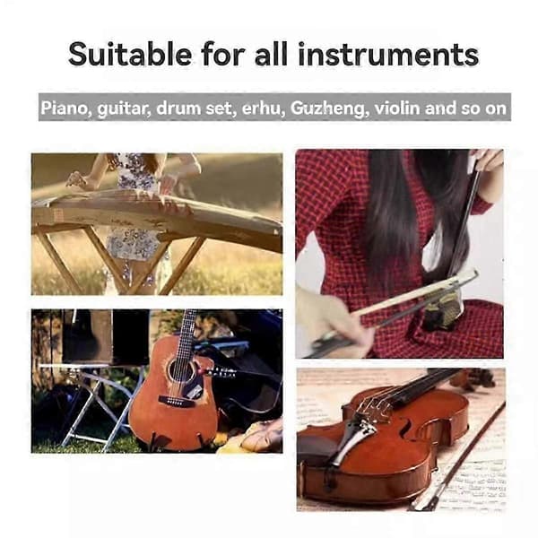 EM-11 Clip-on Gitarr Metronom med Klockfunktion Mini Elektronisk Metronom för Gitarrister, Portab