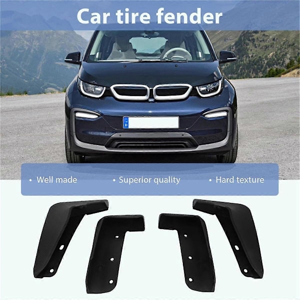 Bilskärmar för I3 Electric 2021 2020 Stänkskydd Mud Flap Guard Splash Mudguards Biltillbehör