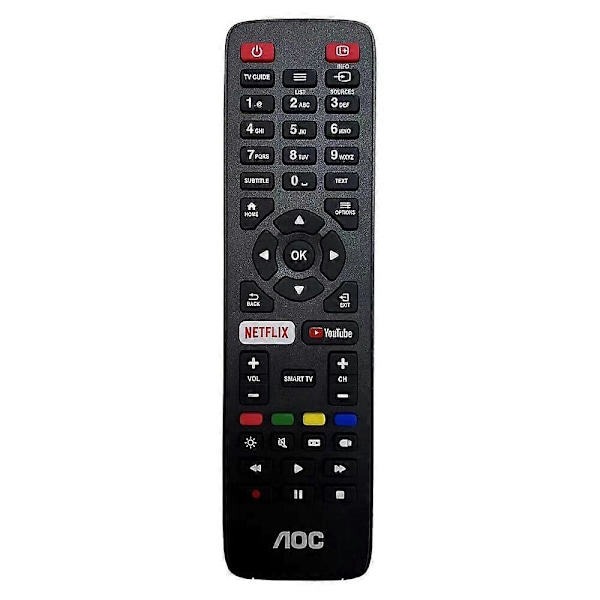 398GR15BEACN0001UI Fjernkontroll for AOC LED-TV NETFLIX LE43S5285 50U6285