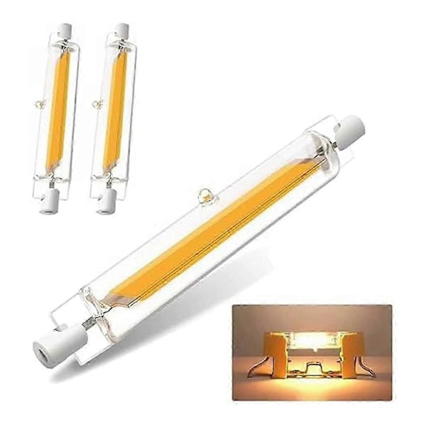 R7S LED 118mm Dimbar Lampor, 20 W R7S LED Glödlampor Ersättning för 200 W Halogenlampor, Varmvitt 2-pack