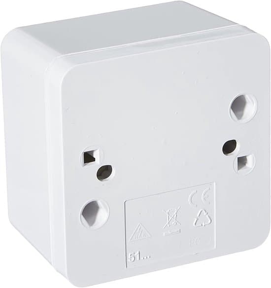 Earthed double socket surface mounted - Standard program 16A 250V