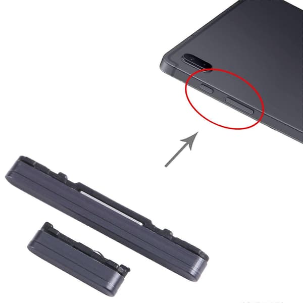 Til Samsung Galaxy Tab S7 FE Strøm+Lydstyrke Kontrolknap