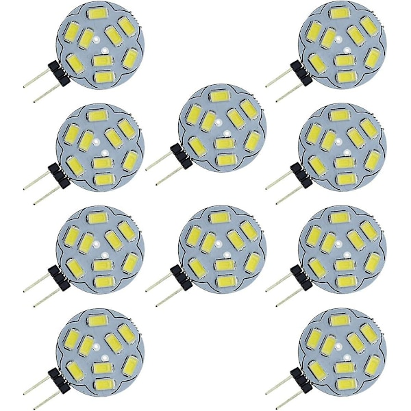 10 Pak G4 9 Led Smd 5730 12v Ac/dc Dual Channel Base Forsænket Loft Indbygnings Led Pærer 20w Halogen Pære Erstatning