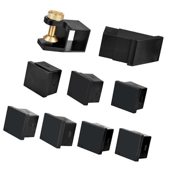 Træbearbejdning Svalehalssav Guide Kit Guiderailclips til Træbearbejdning Indendørs