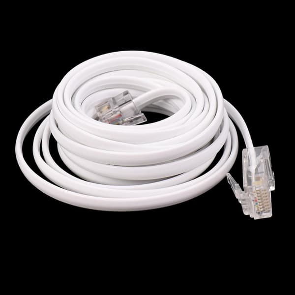 Rj11 6p4c till Rj45 8p4c modulär telefon internetförlängningskabel 3 meter