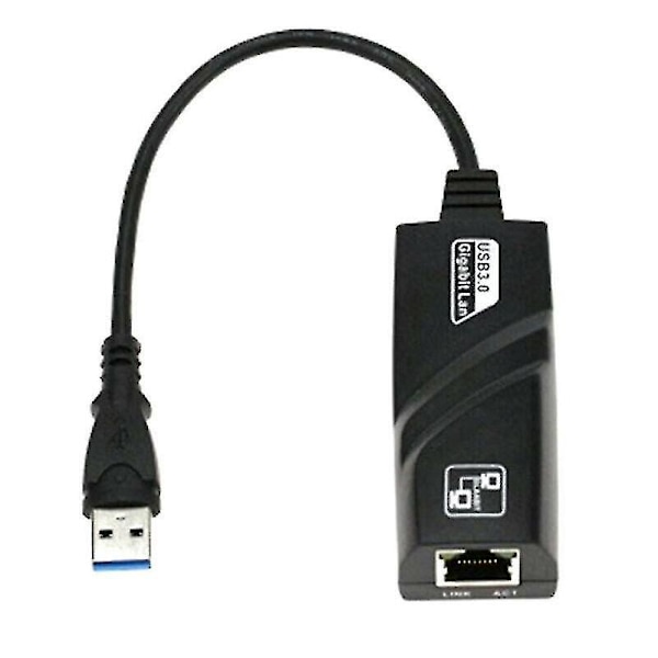 USB 3.0 til Ethernet RJ45 LAN Adapter 10/100/1000 Gigabit for Datamaskin PC Nettverk