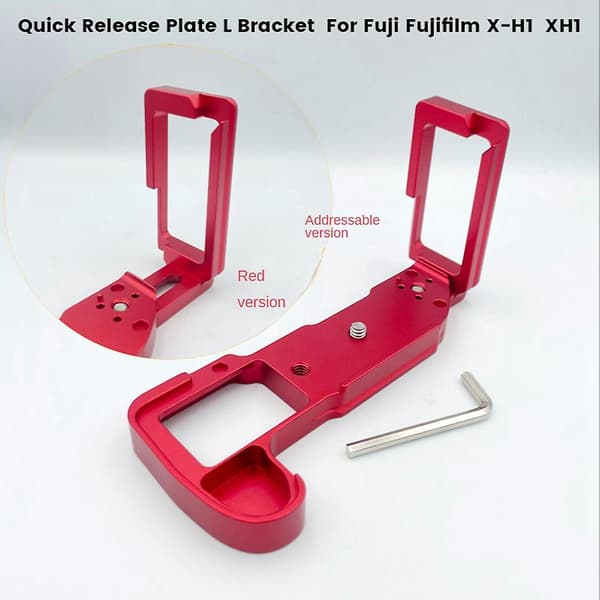 Quick Release Plate L Beslag Kameragreb Til X-h1 Kamera Håndgreb Base Holder Udtræksversion Re