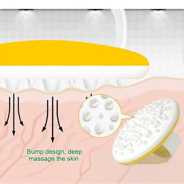 Anti Cellulite Massagebørste Kropsmassagebørste Cellulitebørste Pletfjerner Slankebørste Afslapningsskrubbemassager
