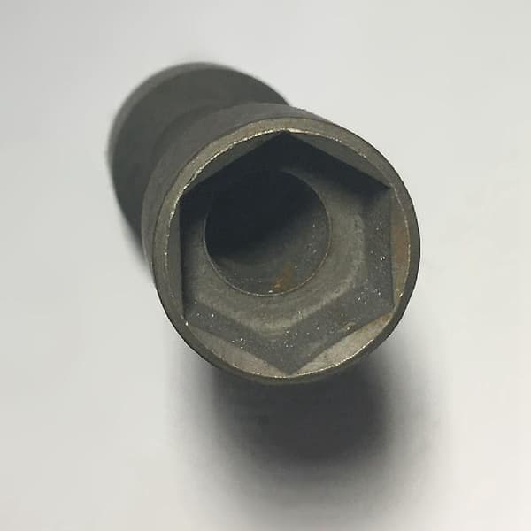 Dubbeländad verktygssats Hexagonalnyckel Box Plug Reparation 19mm 21mm Grå