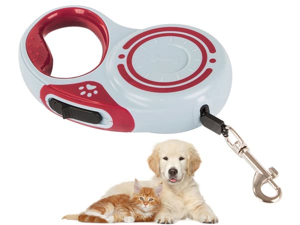 Automatic leash with locker block for dogs long strip 5m 15kg