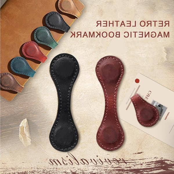 Multifunctional Magnetic Bookmarks - 4 Double-Sided Bookmarks, Suitable for Reading, Education, and Gifts.