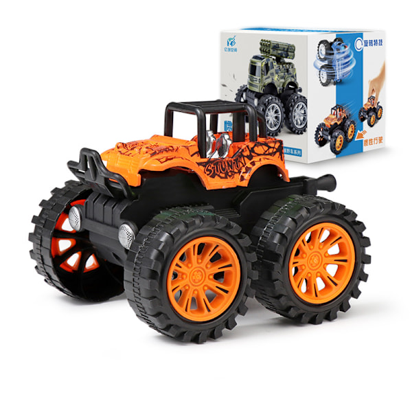 Fyrhjulsdriven Terrängbil Med Dragfunktion Tröghetsfriktion Kraftfjäderbil orange 1