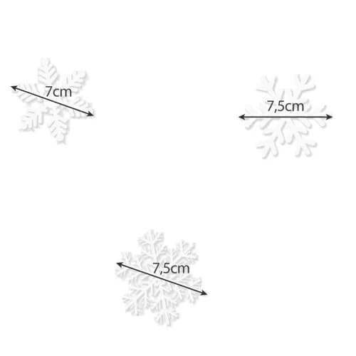 Julevinduesdekoration - Snefnug