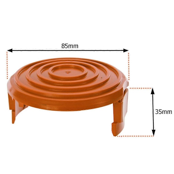 For WORX GT/WG 112E / 118E / 119E / 184E / 168E Kantklipper Tråddeksel WA0037 Erstatningstråd